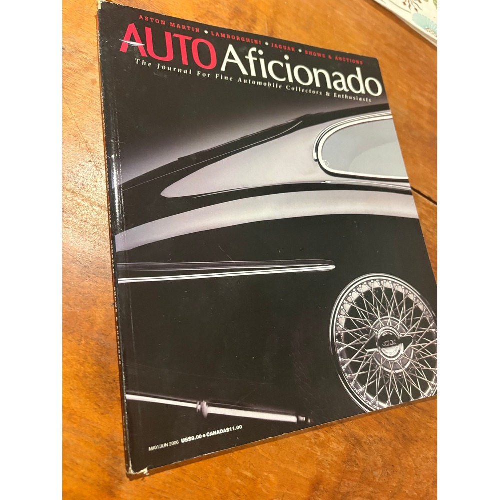 Auto Aficionado Magazine Vol 2 No 3 May/Jun 2006 Aston Martin Lamborghini Jaguar
